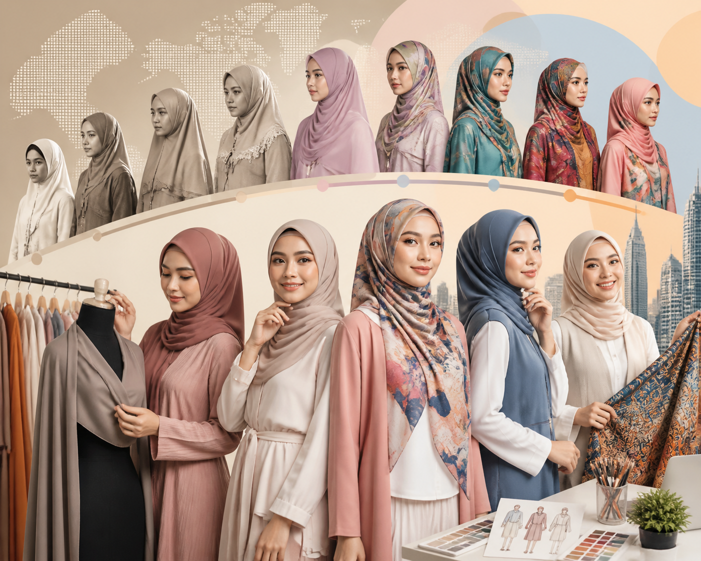 Transformasi Fashion Hijab di Indonesia: Antara Tradisi dan Modernitas
